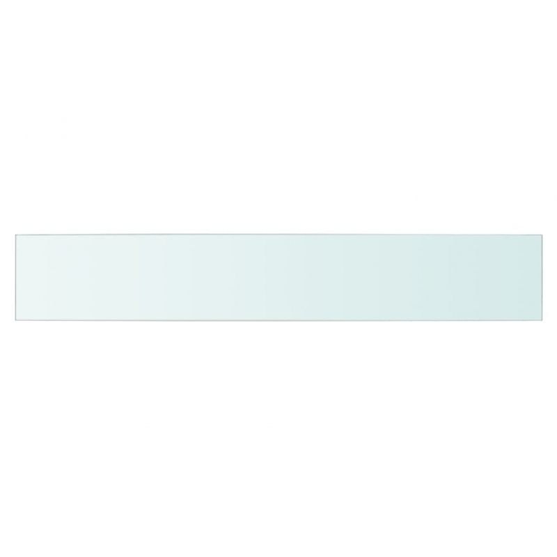 Regalböden 2 Stk. Glas Transparent 90 x 15 cm