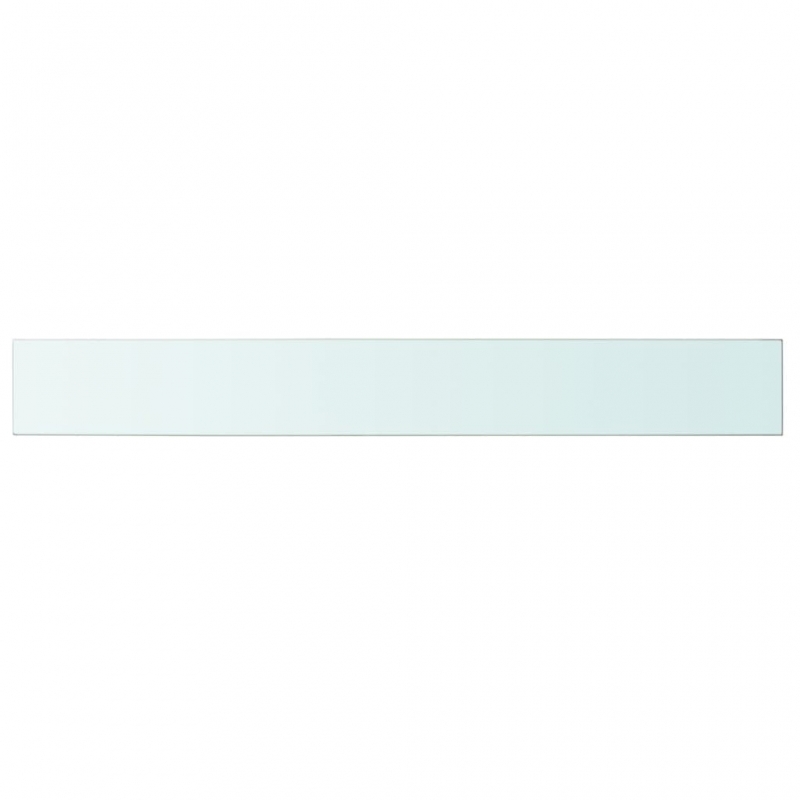 Regalböden 2 Stk. Glas Transparent 100 x 12 cm