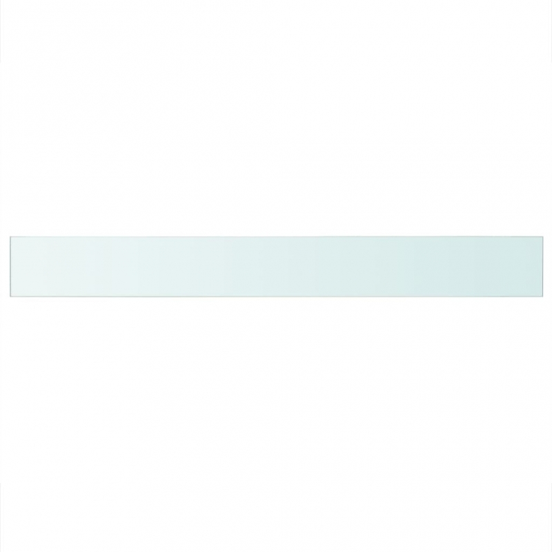 Regalböden 2 Stk. Glas Transparent 110x12 cm