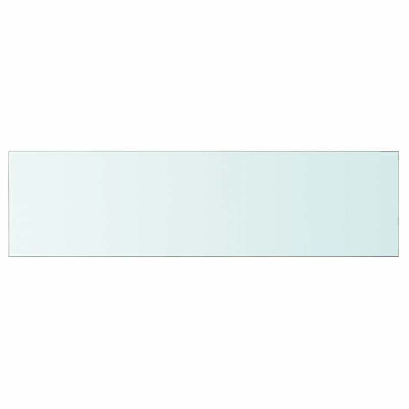 Regalböden 2 Stk. Glas Transparent 110x30 cm