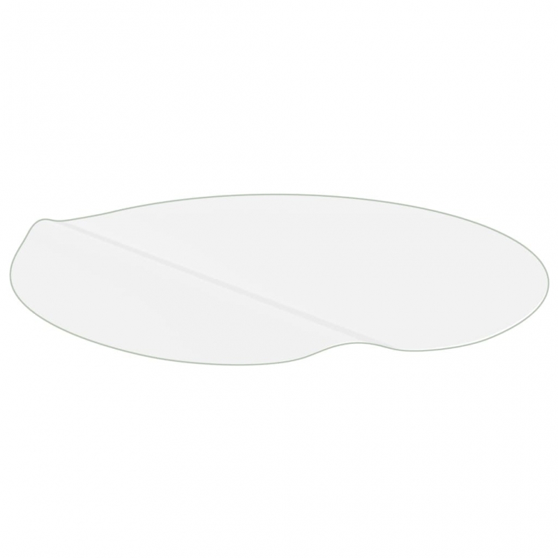 Tischfolie Transparent Ø 110 cm 2 mm PVC