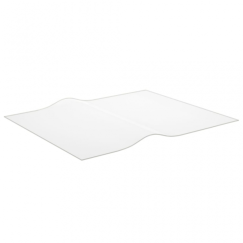 Tischfolie Transparent 100x90 cm 2 mm PVC