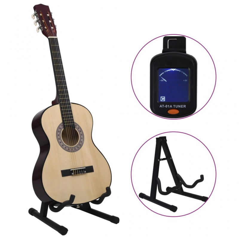 12.-tlg. Klassische Gitarre Set für Anfänger 4/4 39