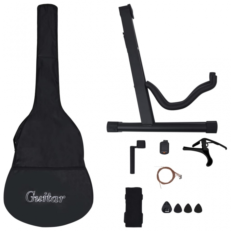 12.-tlg. Klassische Gitarre Set für Anfänger 4/4 39