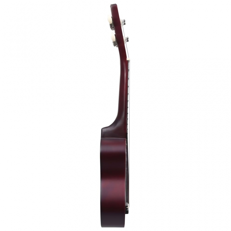 Sopran Ukulele Set für Kinder mit Tasche Dunkles Holz 21