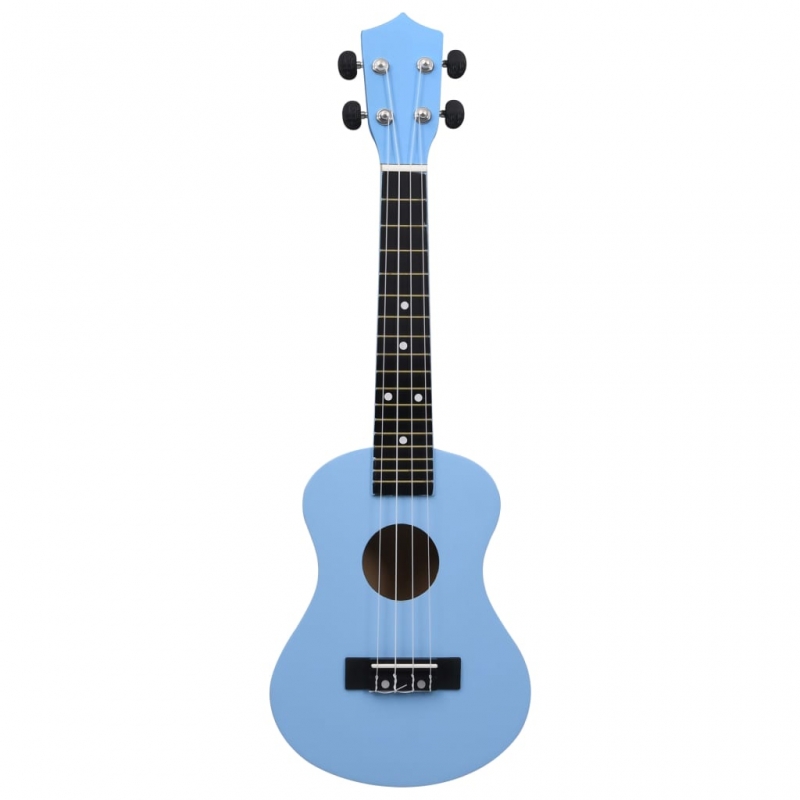 Sopran-Ukulele-Set mit Tasche für Kinder Babyblau 23