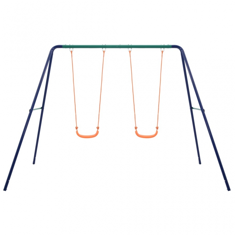 Schaukelset mit 2 Sitzen Stahl