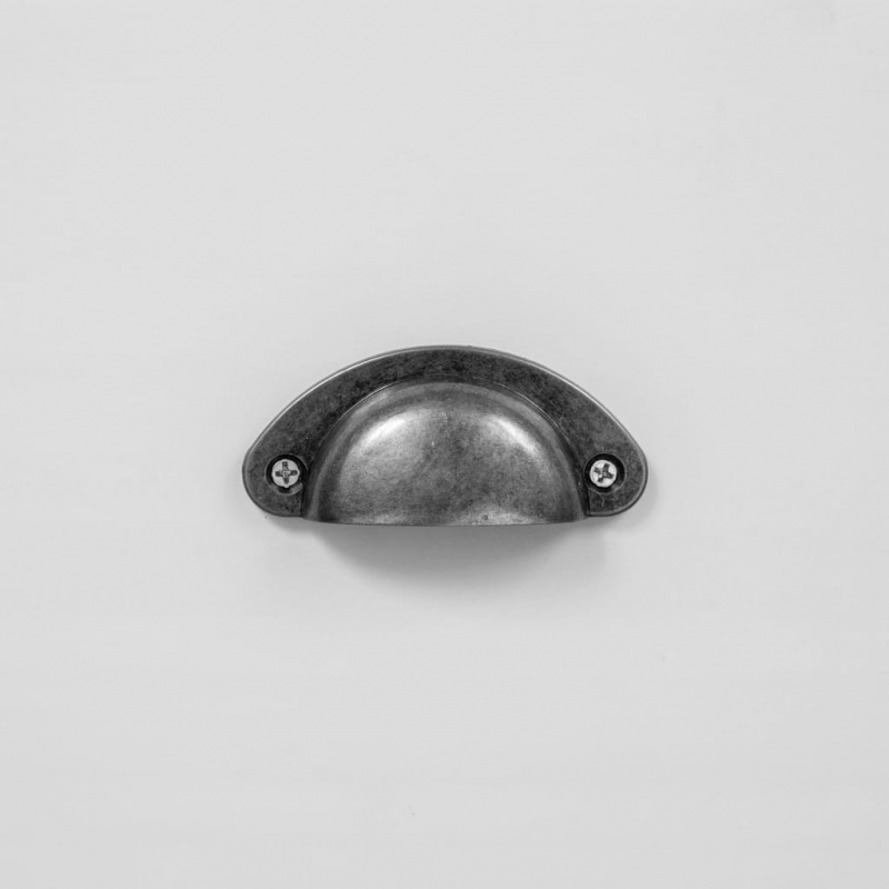 Sideboard Hill Weiß 79x40x80 cm Massivholz Kiefer