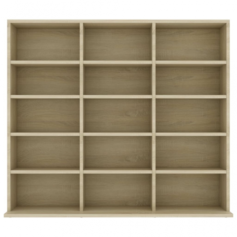 CD-Regal Sonoma-Eiche 100x23x89,5 cm Holzwerkstoff