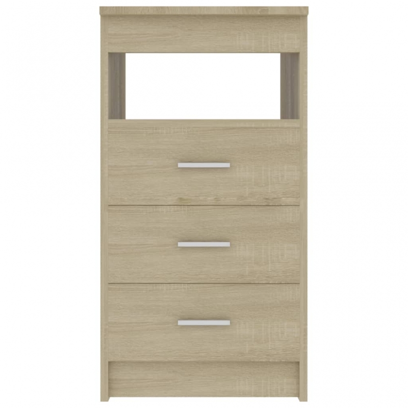 Sideboard mit Schubladen Sonoma-Eiche 40x50x76 cm Holzwerkstoff