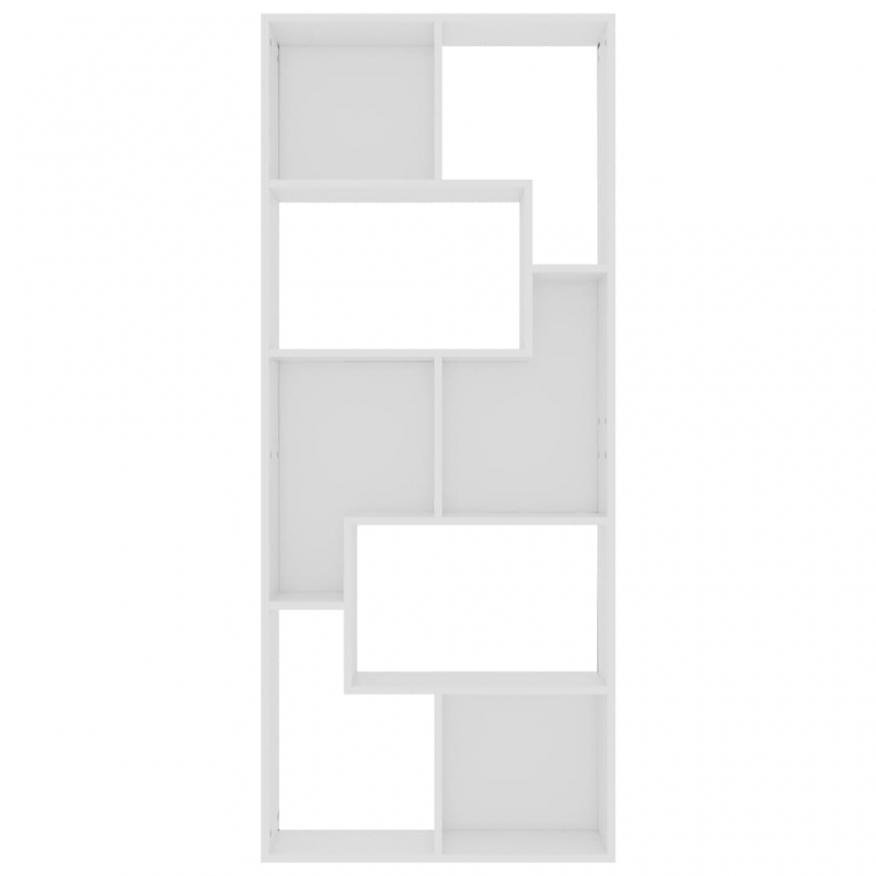 Bücherregal Weiß 67x24x161 cm Holzwerkstoff