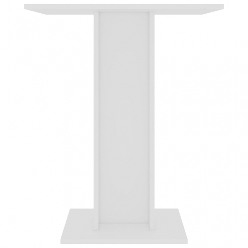 Bistrotisch Weiß 60x60x75 cm Holzwerkstoff