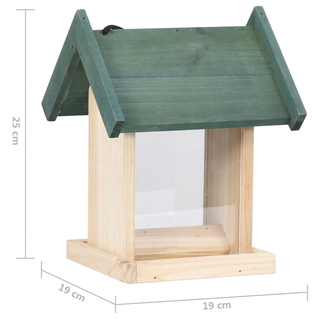 Vogelfutterhäuser 4 Stk. Tannenholz