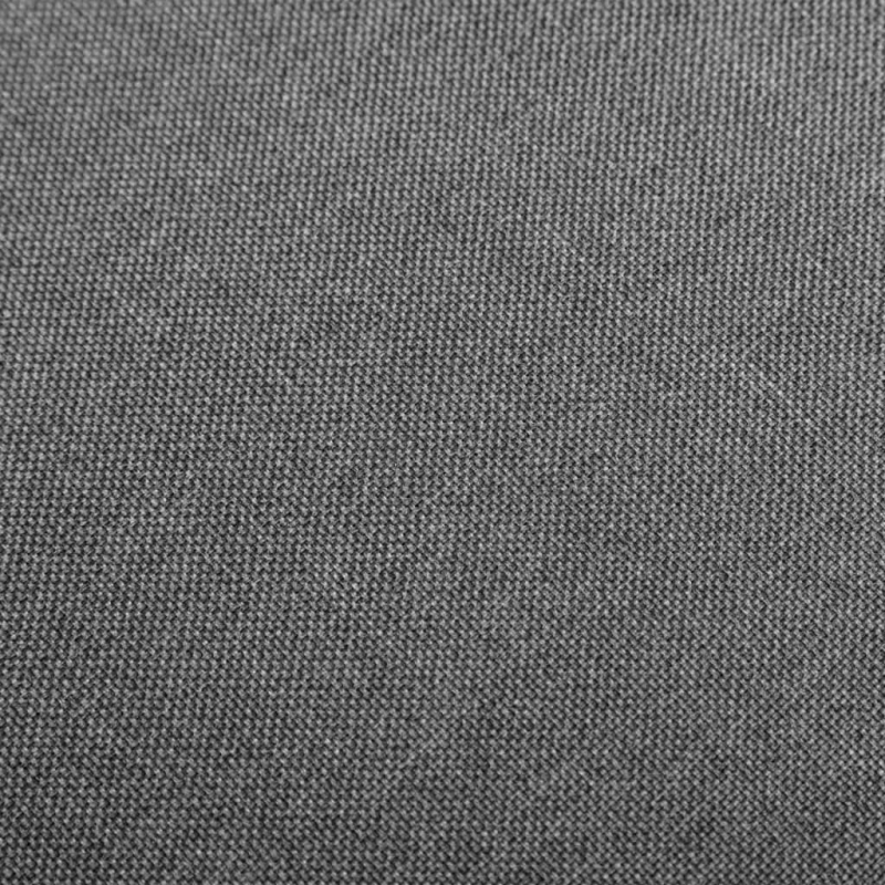 Barhocker 2 Stk. Hellgrau Stoff