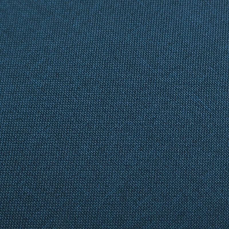 Barhocker 2 Stk. Blau Stoff