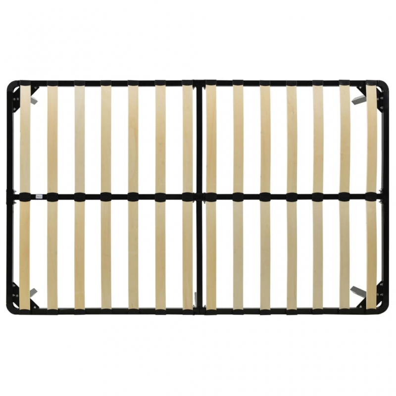 Bett Schwarz Metall 120x200 cm