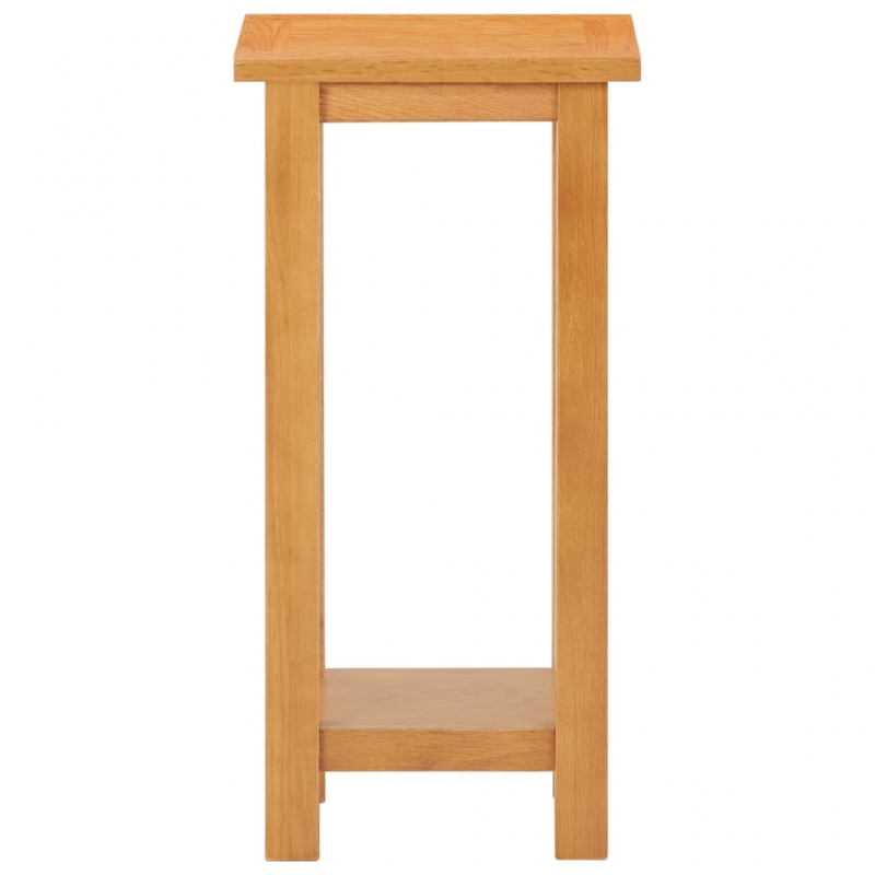 Beistelltisch 27x24x55 cm Eiche Massivholz