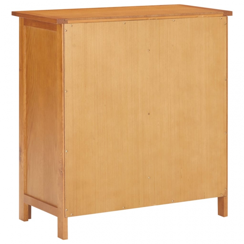 Küchenschrank 70x35x75 cm Massivholz Eiche