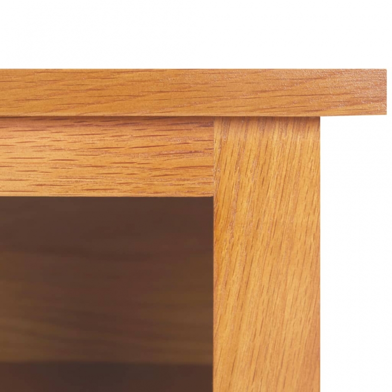 Schuhregal 90x37x45 cm Eiche Massivholz