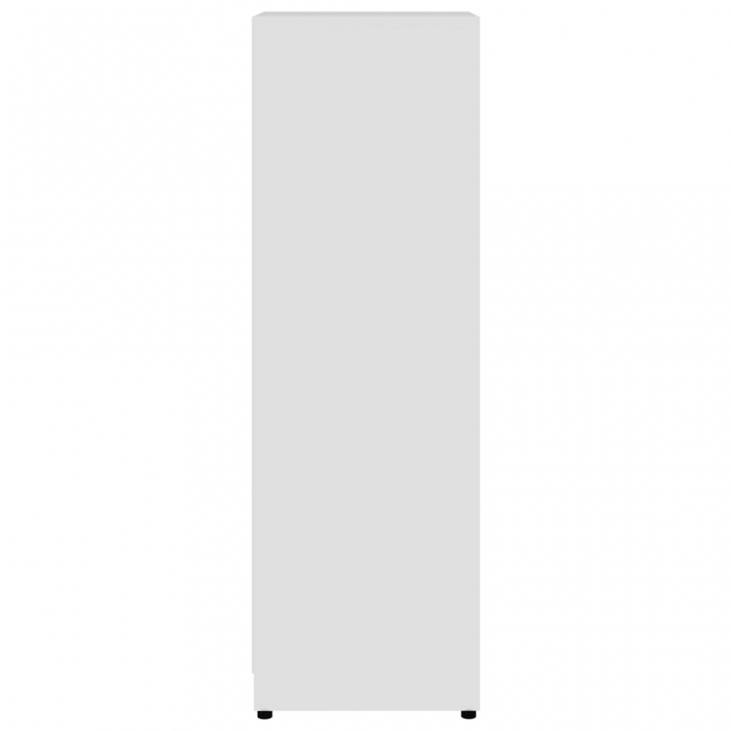 Badezimmerschrank Weiß 30x30x95 cm Holzwerkstoff