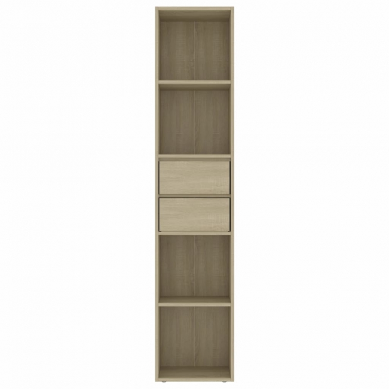 Bücherregal Sonoma-Eiche 36x30x171 cm Holzwerkstoff