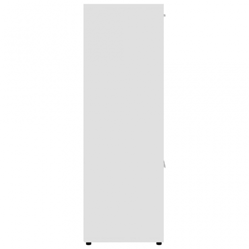 Bücherregal Weiß 90x30x90 cm Holzwerkstoff