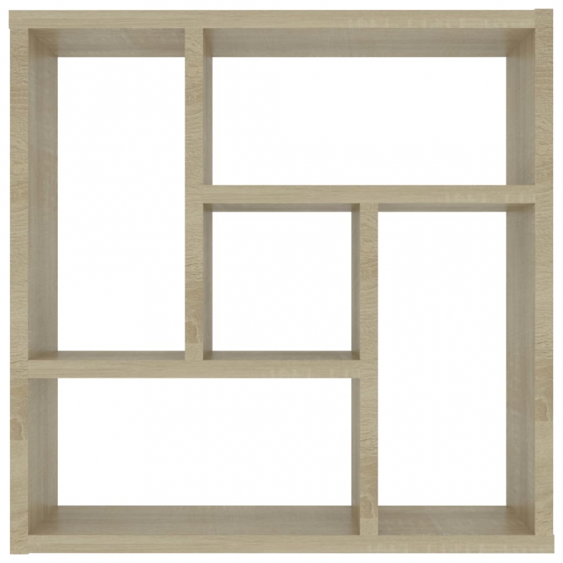 Wandregal Sonoma-Eiche 45,1x16x45,1 cm Holzwerkstoff