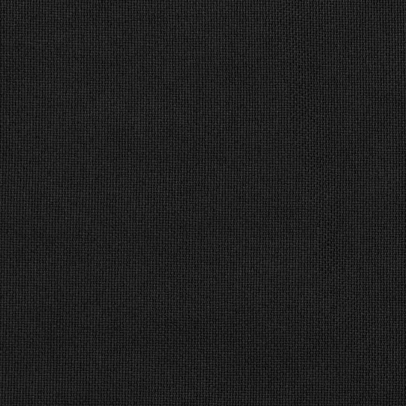 Verdunkelungsvorhang mit Ösen Leinenoptik Schwarz 290x245 cm