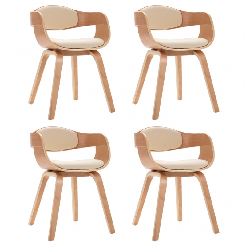 Esszimmerstühle 4 Stk. Bugholz und Kunstleder