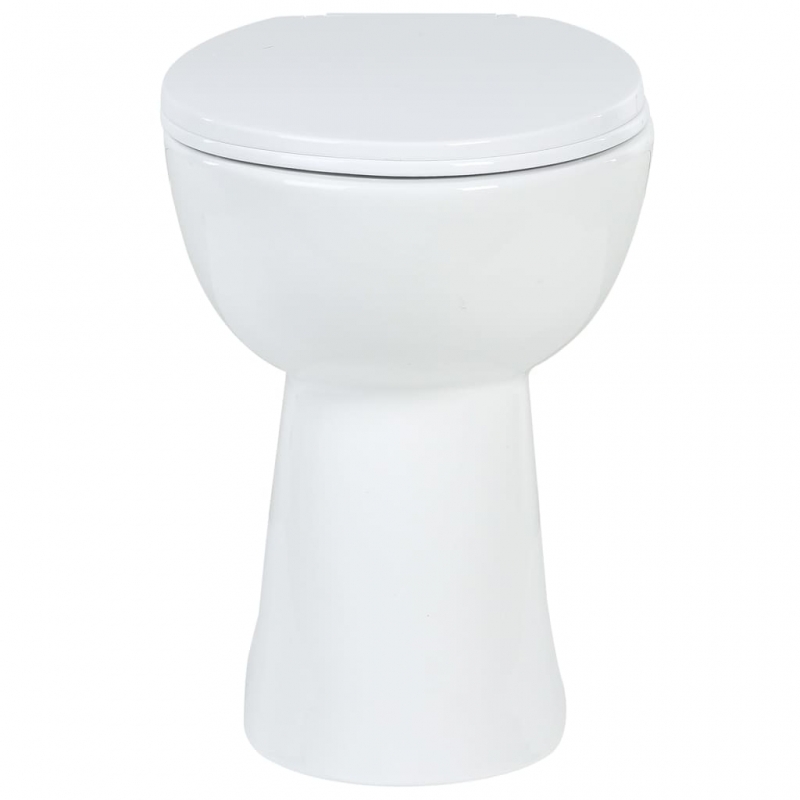 Hohe Spülrandlose Toilette Soft-Close 7 cm Erhöhte Höhe Keramik