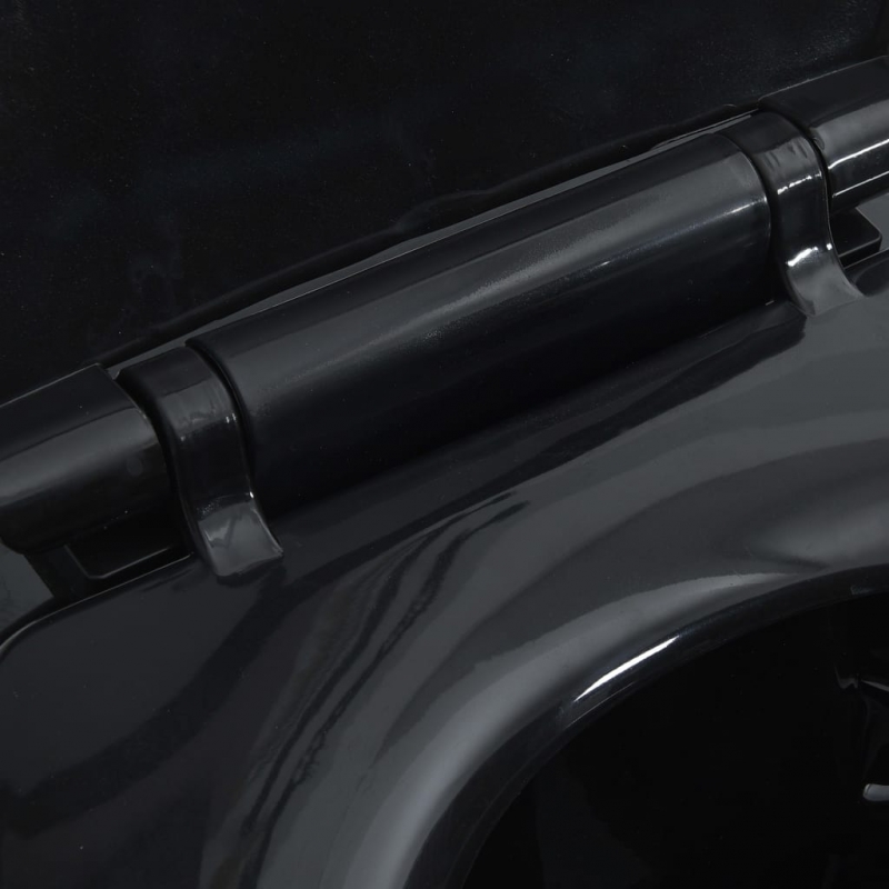 Hohe Spülrandlose Toilette Soft-Close 7 cm Erhöhte Höhe Keramik