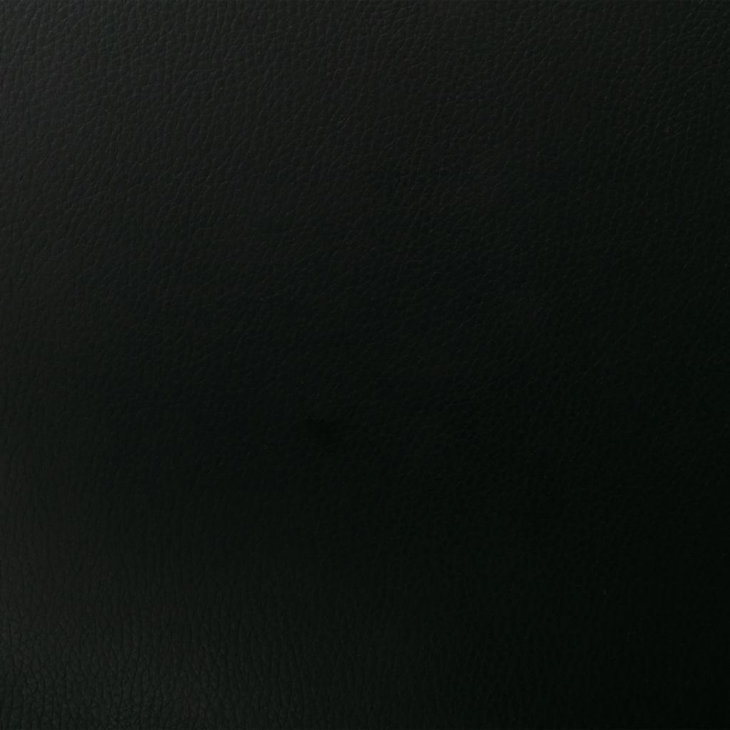 Drehbarer Bürostuhl Schwarz Bugholz und Kunstleder