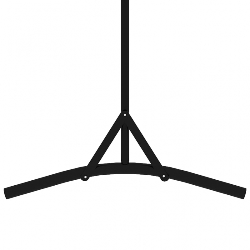 Paravent Anthrazit 175x180 cm Stoff