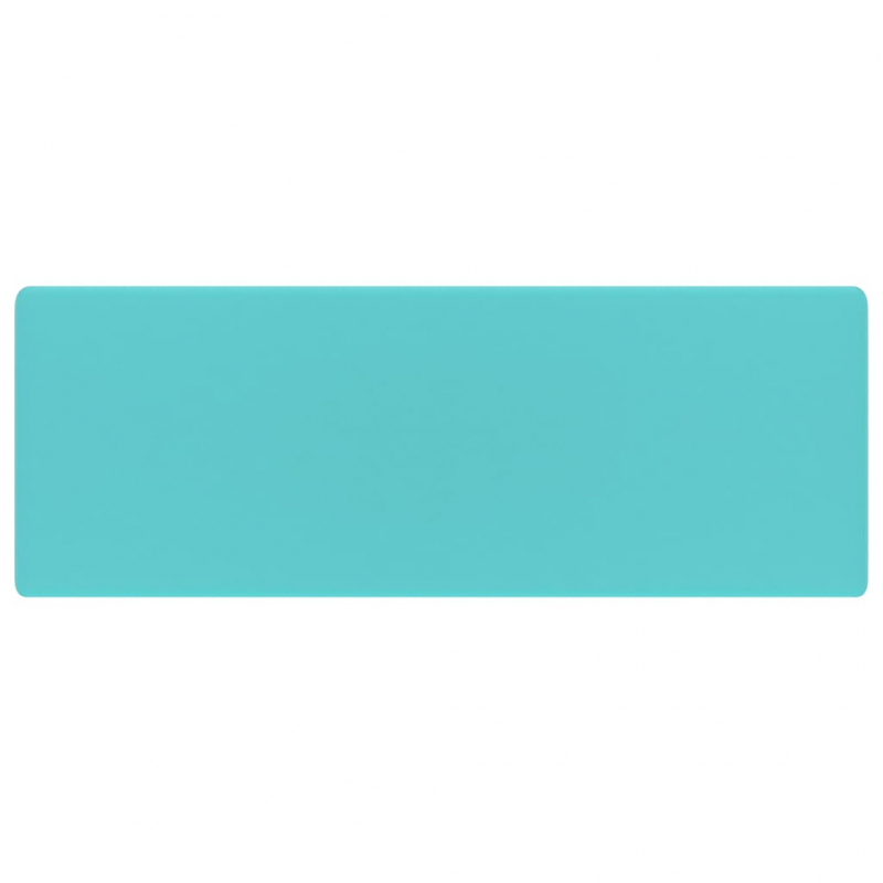 Luxus-Waschbecken Überlauf Quadratisch Matt Hellgrün 41x41 cm