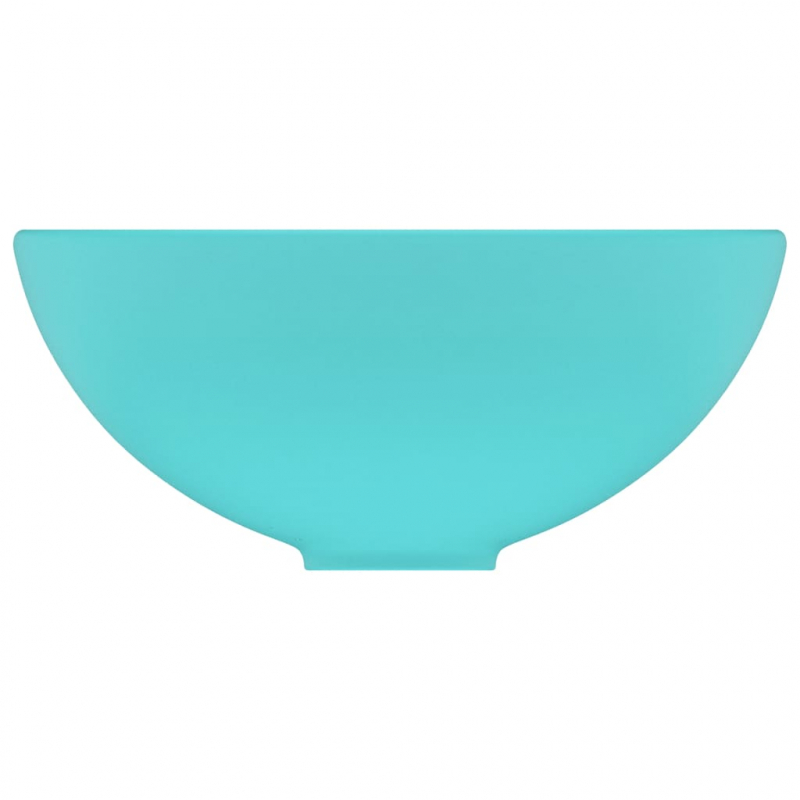 Luxus-Waschbecken Rund Matt Hellgrün 32,5x14 cm Keramik