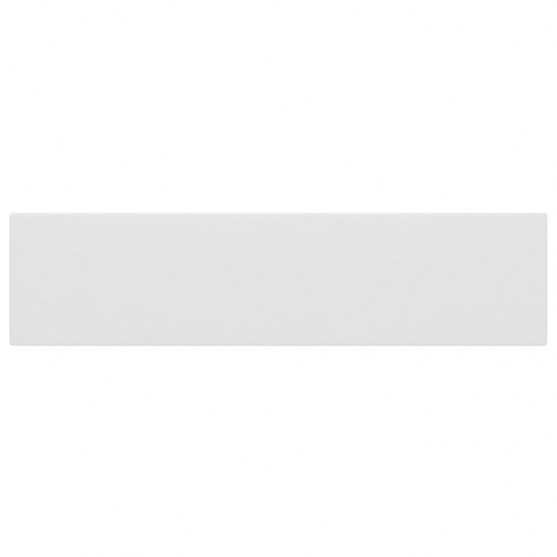 Badezimmer-Waschbecken mit Überlauf Keramik Matt Weiß