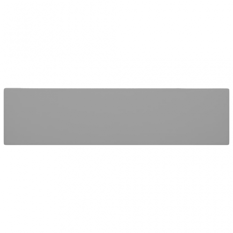 Badezimmer-Waschbecken mit Überlauf Keramik Hellgrau