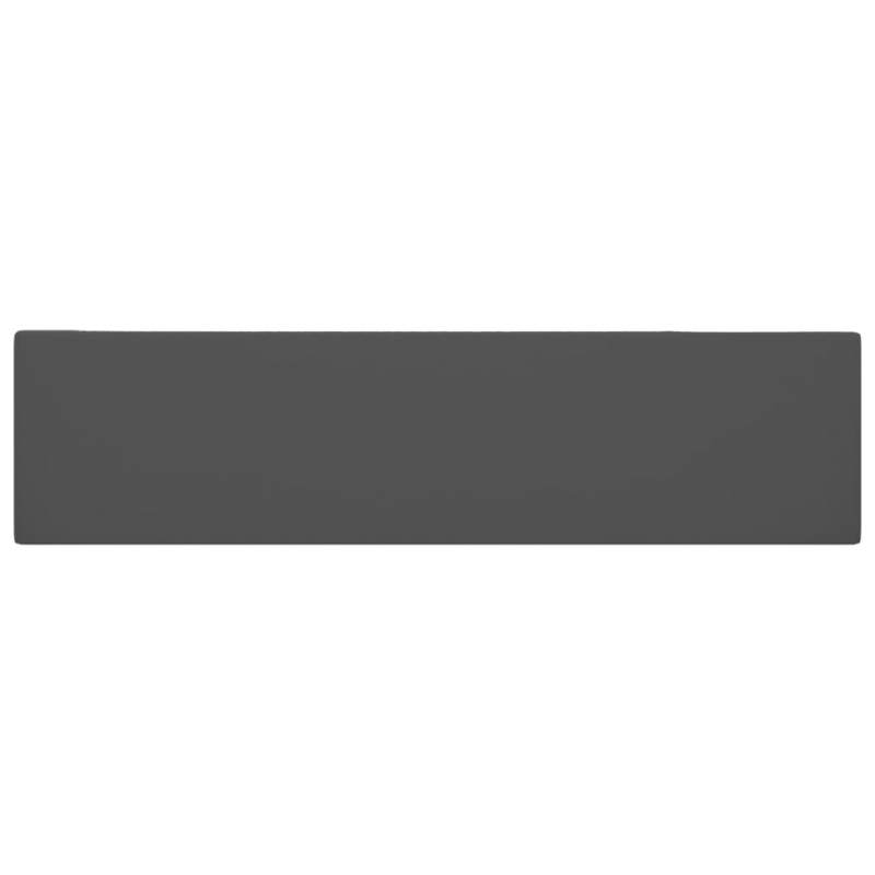 Badezimmer-Waschbecken mit Überlauf Keramik Dunkelgrau