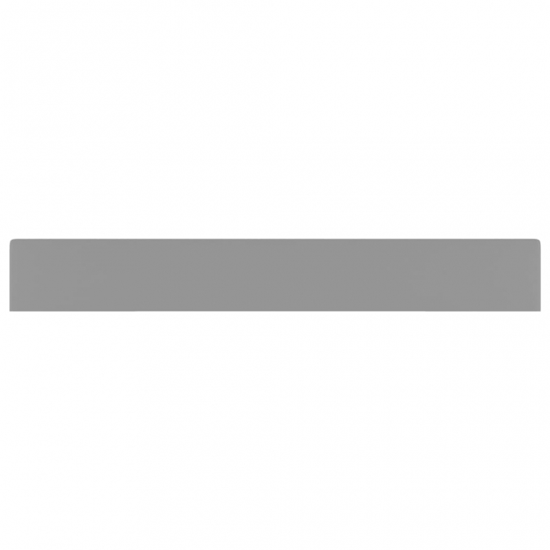 Luxus-Waschbecken mit Hahnloch Matt-Hellgrau 60x46 cm Keramik