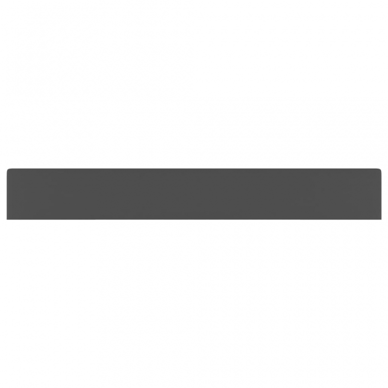 Luxus-Waschbecken mit Hahnloch Matt-Dunkelgrau 60x46 cm Keramik