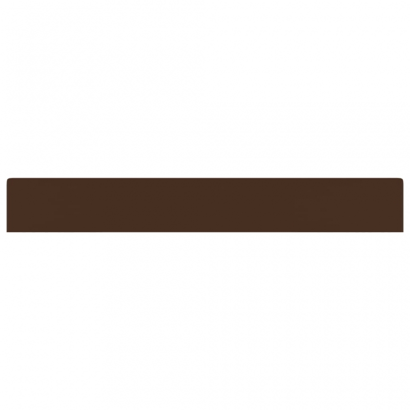 Luxus-Waschbecken mit Hahnloch Matt-Dunkelbraun 60x46cm Keramik