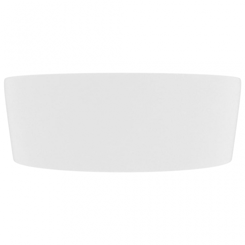 Luxus-Waschbecken mit Überlauf Matt-Weiß 36x13 cm Keramik