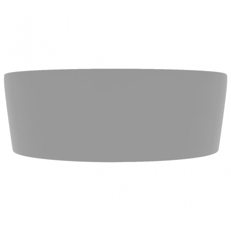 Luxus-Waschbecken mit Überlauf Matt Hellgrau 36x13 cm Keramik