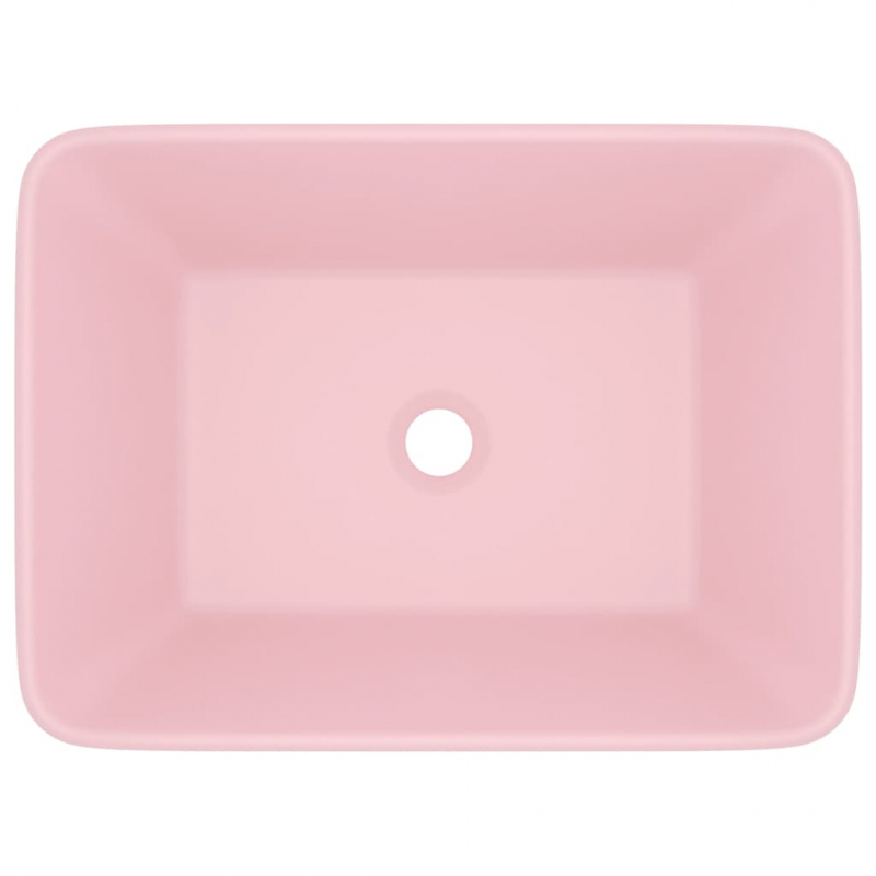 Luxus-Waschbecken Matt Rosa 41x30x12 cm Keramik