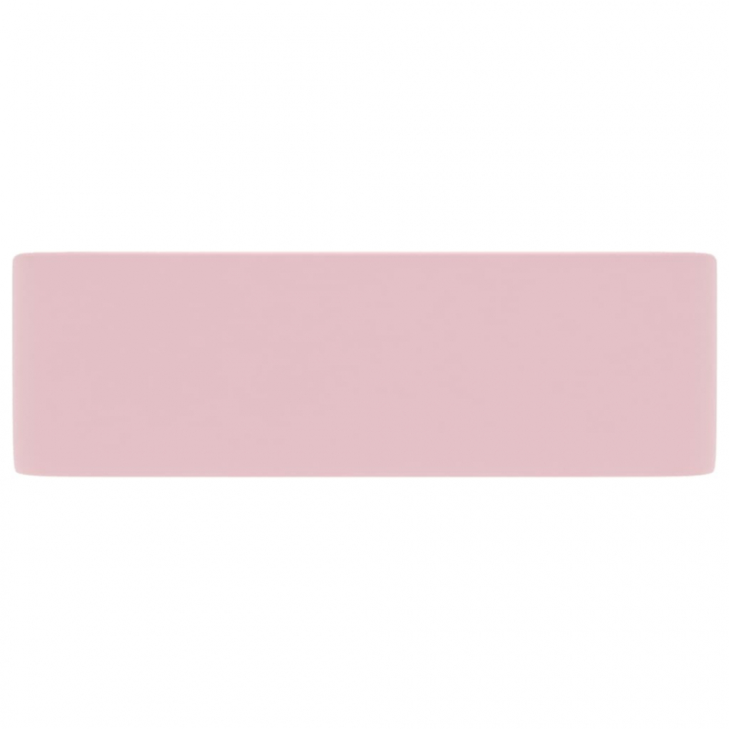 Luxus-Waschbecken Matt Rosa 41x30x12 cm Keramik