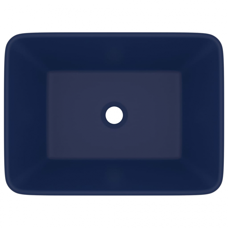 Luxus-Waschbecken Matt Dunkelblau 41x30x12 cm Keramik