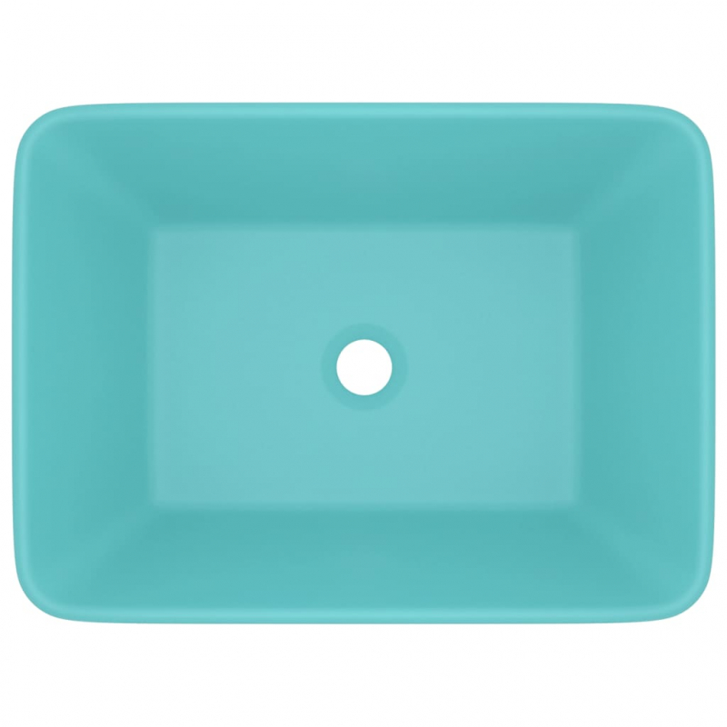 Luxus-Waschbecken Matt Hellgrün 41x30x12 cm Keramik