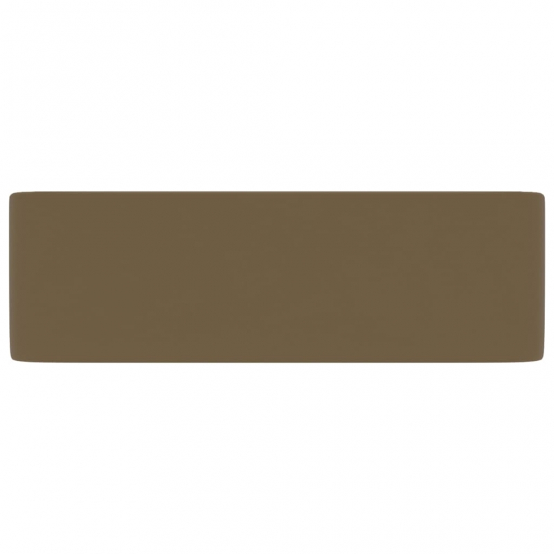 Luxus-Waschbecken Matt Creme 41x30x12 cm Keramik