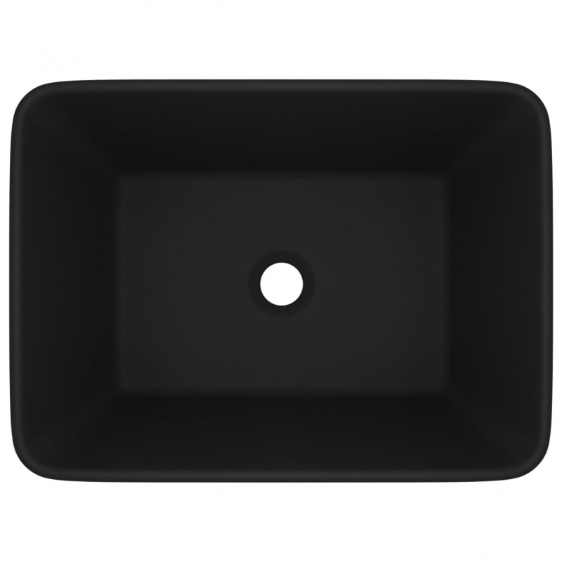 Luxus-Waschbecken Matt Schwarz 41x30x12 cm Keramik