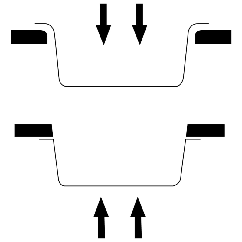 Küchenspüle mit Überlauf Weiß Granit